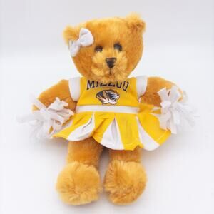 Pennington Mizzou University Of Missouri Cheerleader Bear Stuffed Animal Plush